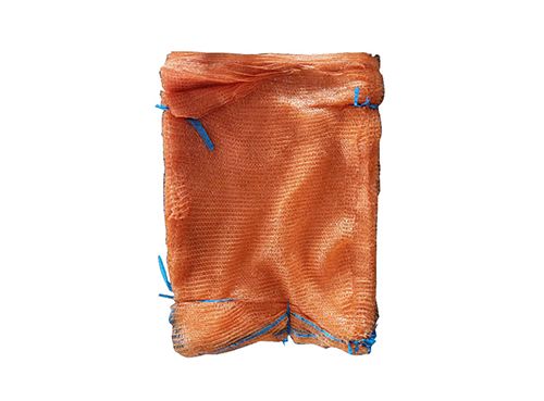 Orange mesh bag